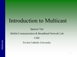 Introduction to Multicast