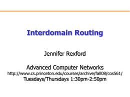 Overview: Routing