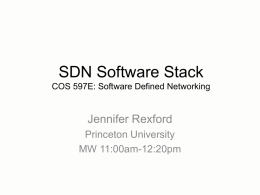 SDN Software Stack