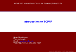 ppt - Tufts Computer Science