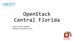 OpenStack Central Florida Meetup