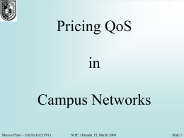 Campus QoS Cost Issues Analysis