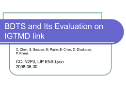 BDTS and Its Evaluation on IGTMD link