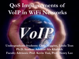 QoS Improvements of VoIP in WiFi Networks