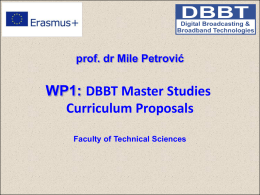 DBBT Master studies