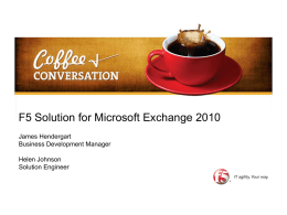 What`s new in Exchange Server 2010?
