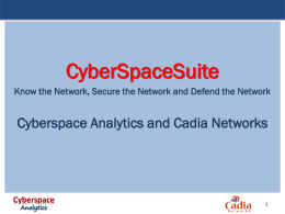 CSA_Cadia_CyberSpaceSuite_Brief_v8