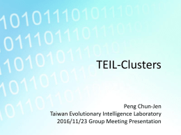 Diapositiva 1 - Taiwan Evolutionary Intelligence Laboratory