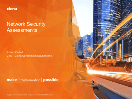Network Security and Assured Networks