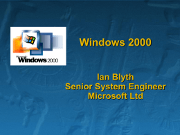 Windows 2000 Interoperability with Unix