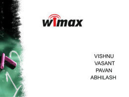 What is WiMAX?