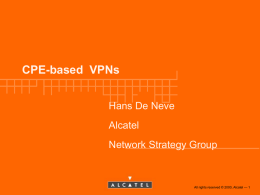 CPE-based VPNs