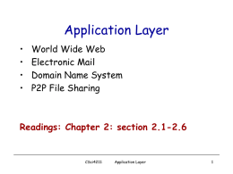Application Layer - CSE Labs User Home Pages