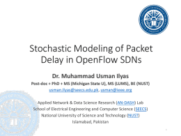 Stochastic Modeling of Delay in OpenFlow Switches v2x