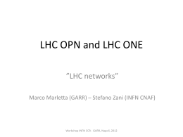LHCONE - Agenda INFN