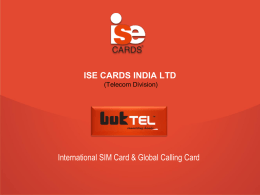 ISE CARDS INDIA LTD LOGO WITH BUKTEL FOR FIRST PAGE.