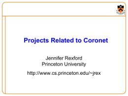 att_coronet11x - Princeton CS