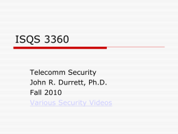 Part I: Focused Review of the CISSP Ten Domains.