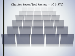 Chapter 7 Reviewx