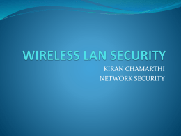 wireless lan security