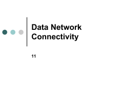 Data Network Connectivity