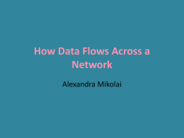 Project #1 - How Data Flows - Alexandra Mikolai`s ePortfolio