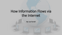 How Information Travels Across the Internet - PPT