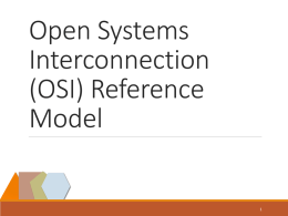 Powerpoint: OSI Model