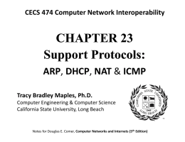 Chapter 23 -- Support Protocols - California State University, Long