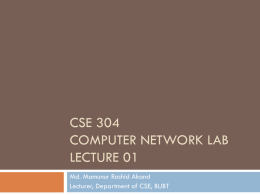 CSE 304 Computer network lab