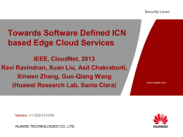Slides - IEEE CloudNet 2013