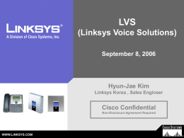 Linksys Voice Solutions