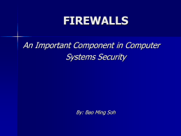 Application-based Firewalls (2)