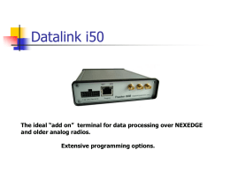 i50 Tracker - Datalink Systems Inc.