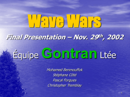 Presentation - Wave Wars
