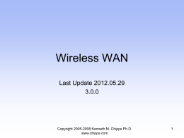Wireless WAN