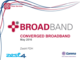 What is Converged Broadband?