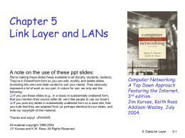data-link layer - CS