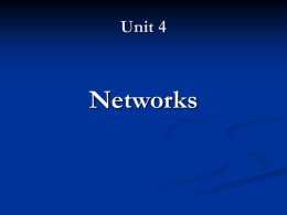 Network presentation overview