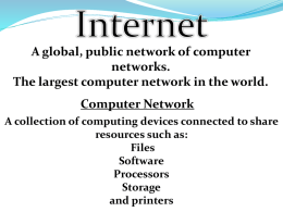 Web = Internet - Mrs. Murray`s World