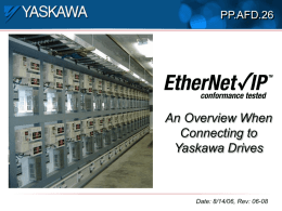 Presentation Ethernet/IP - Innovative-IDM