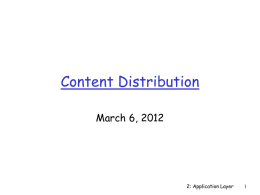 Content Distribution - Interactive Computing Lab
