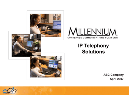 Millennium Update - Telephone Concepts