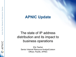 APNIC update