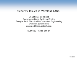 14-Wireless-Security - John Copeland
