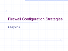 Guide to Firewalls and Network Security with Intrusion Detection and