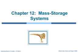 Silberschatz, Galvin and Gagne ©2009 Operating System Concepts