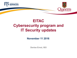 Cybersecurity program