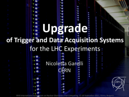 Trigger and DAQ of the LHC experiments upgrade