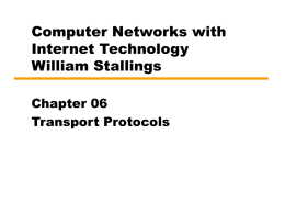 Chapter 06 Transport Protocols